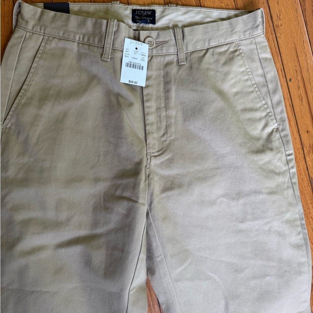 J. Crew Tan Chinos Classic Straight-Leg Cotton,💙29W, 32L💙